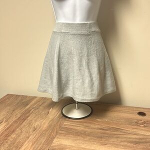 Cabana Lt Grey Soft Knitted Flowy Skirt